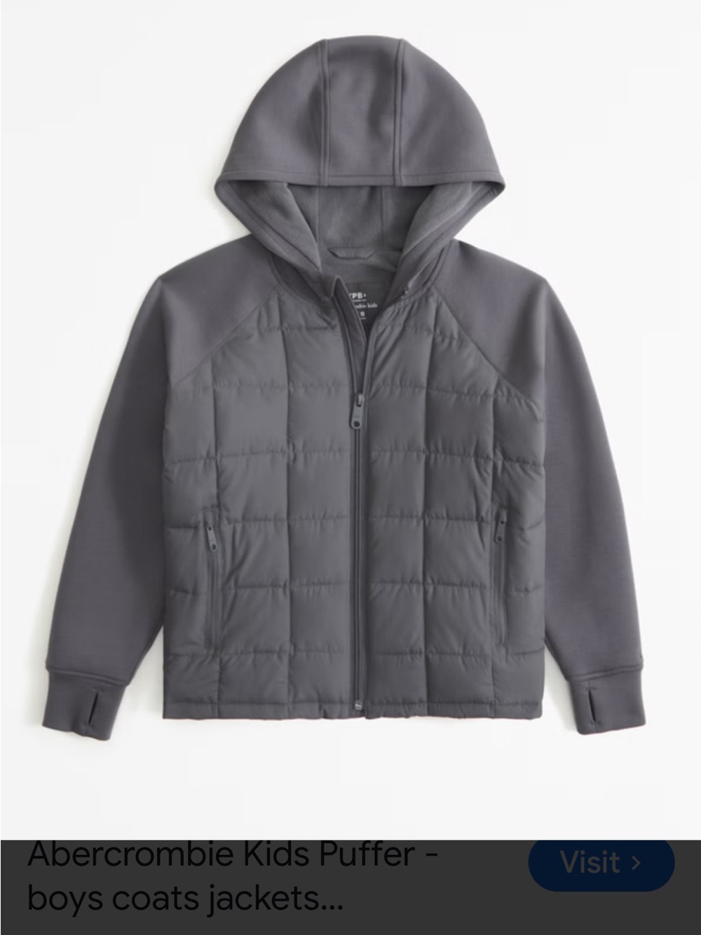 Abercrombie Kids YPB Lightweight Hybrid Jacket (boys) - Picture 8 of 10
